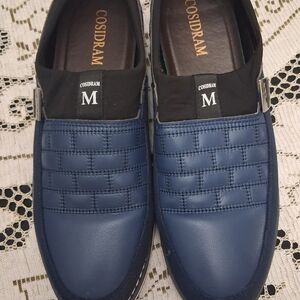 Men's Blue Loafers by Cosidram Size 9